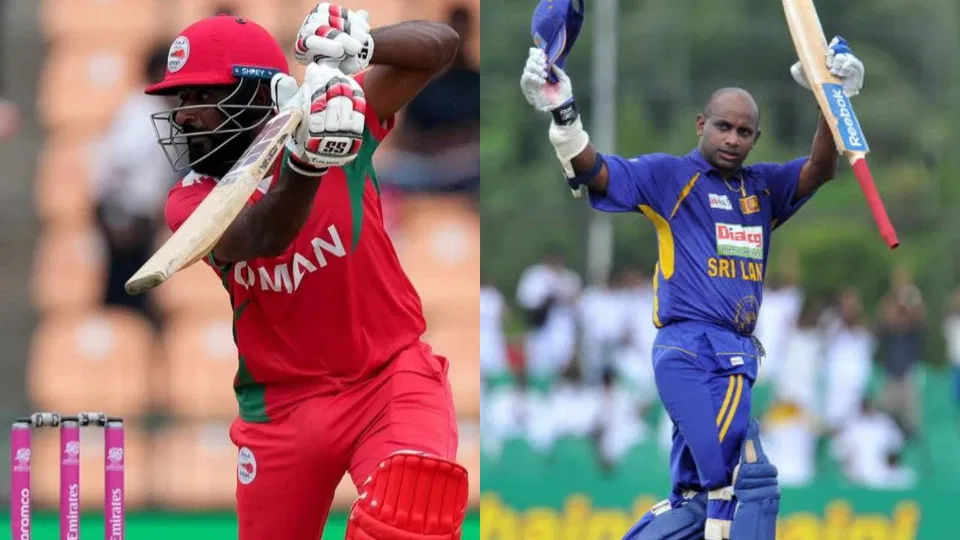 ओमान के बल्लेबाज़ ने तोड़ा श्रीलंकाई दिग्गज सनथ जयसूर्या का 17 साल पुराना T20 विश्व कप का रिकॉर्ड